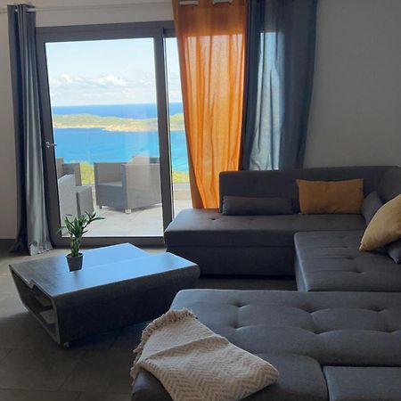 Haut De Villa - Vue Mer Avec Coucher De Soleil การ์แฌส ภายนอก รูปภาพ