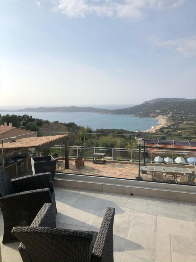Haut De Villa - Vue Mer Avec Coucher De Soleil การ์แฌส ภายนอก รูปภาพ